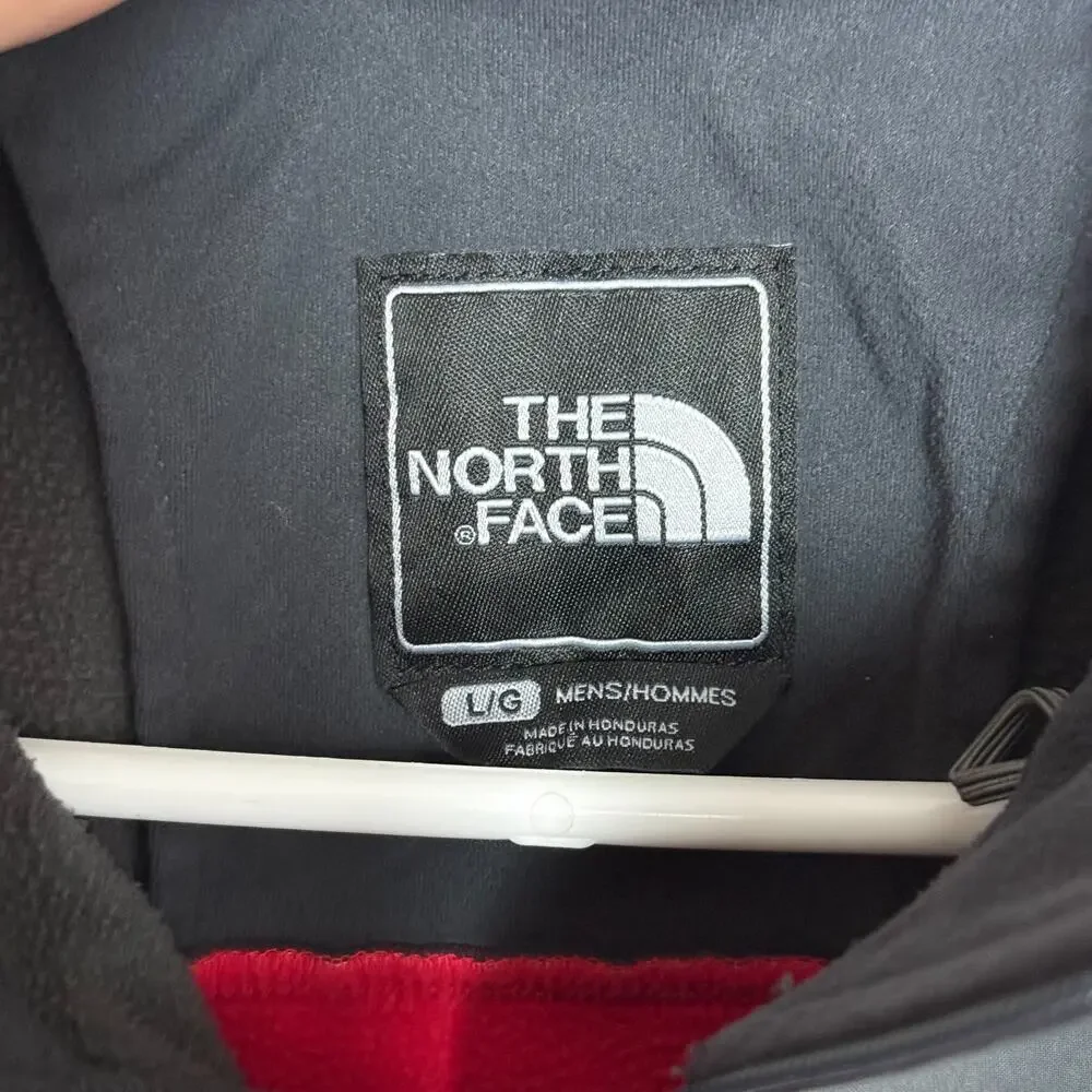 North Face Windwall Apex Bionic Jacket Mens Large Red Softshell Full Zip